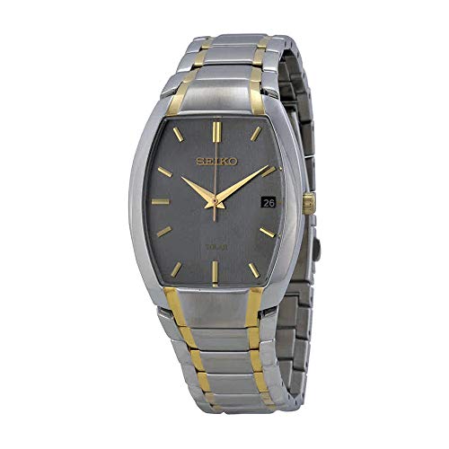 Seiko Men's SNE334 Dress Solar Analog Display Jap...