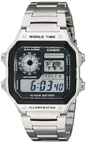 Casio Men's AE1200WHD-1A Stainless Steel Digital ...