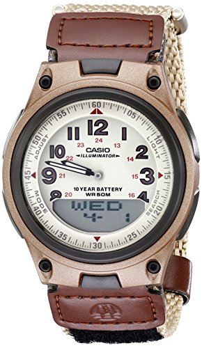 Casio Men's AW80V-5BV World Time DataBank 10-Year...