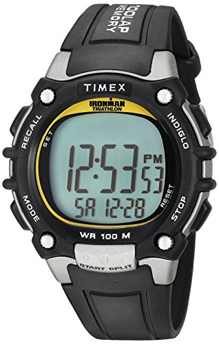 Timex Men's T5E231 Ironman Classic 100 Black/Yell...