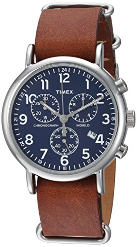 Timex Unisex TW2R63200 Weekender Chrono Brown Dou...
