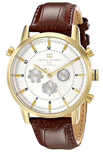 Tommy Hilfiger Men's 1790874 Gold-Tone Watch with...