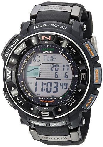 Casio Men's Pro Trek PRW-2500R-1CR Tough Solar Di...