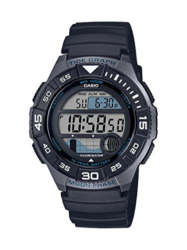 Casio Men's 10 Year Battery Quartz Resin Strap, B...