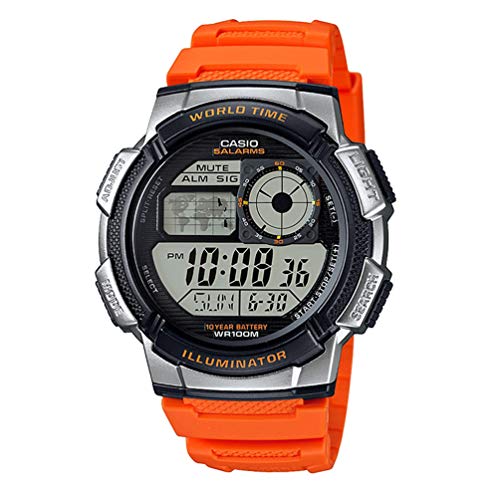 Casio Men's '10-Year Battery' Quartz Resin Casual...