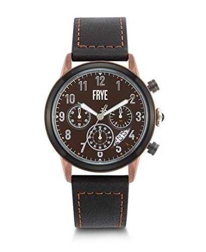 FRYE Men's Graham Stainless Steel Japanese Quartz...