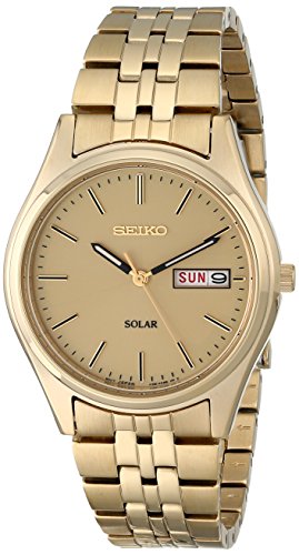Seiko Men's SNE036 Stainless Steel Solar Watch