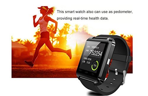 Amazingforless Black Bluetooth Smart Wrist Watch