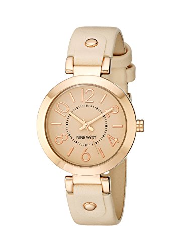 Nine West Womens NW1712PKRG Rose Gold-Tone Watch