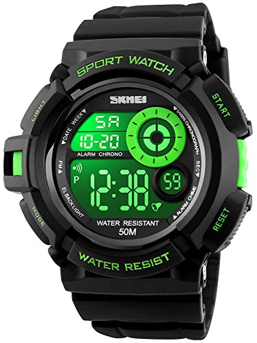 Gosasa Men's 939 Digital Black Military Wrist Watch