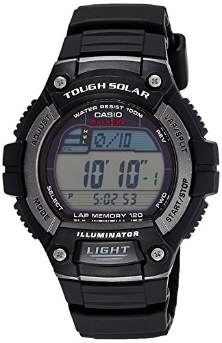Casio Men's WS220-1A Tough Solar Digital Sport Wa...