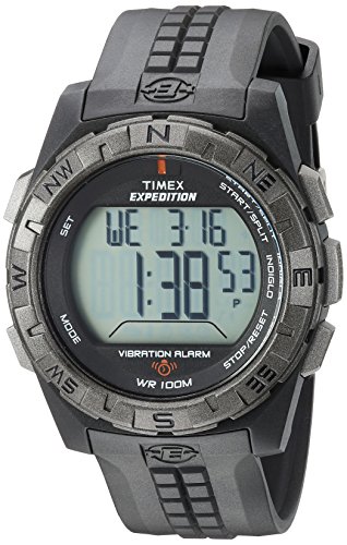 Timex Men's T49851 Expedition Vibration Alarm Bla...