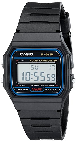 Casio F91W-1 Classic Resin Strap Digital Sport Wa