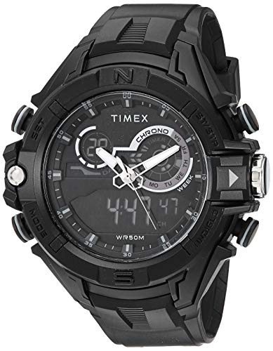 Timex Men's TW5M23300 DGTL 47mm Bold Combo Black