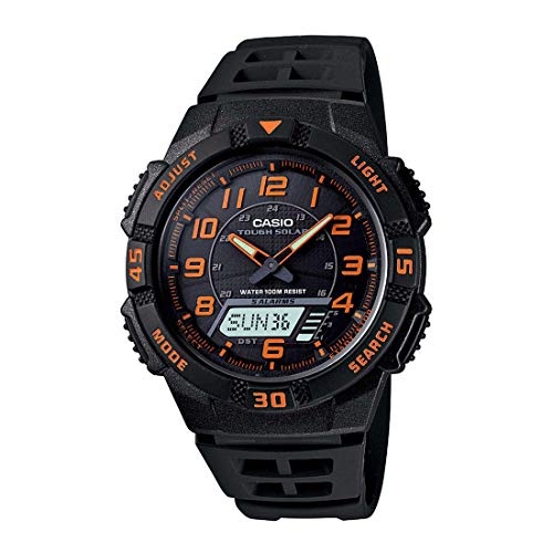 Casio Men's AQS800W-1B2VCF "Slim" Solar Multi-Fun...