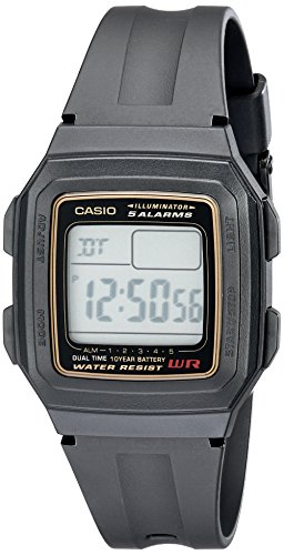Casio Men's F201WA-9A Multi-Function Alarm Sports...