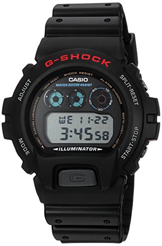 Casio Men's G-Shock DW6900-1V Black Resin Sport W...