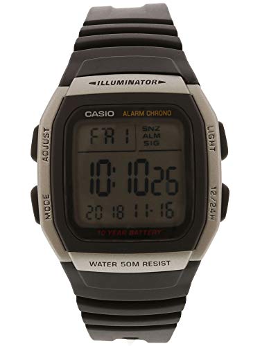 Casio Men's W96H-1AV Sport Watch with Black Band