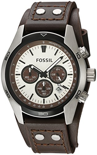 Fossil Men's 'Sport Cuff' Quartz Stainless Steel ...