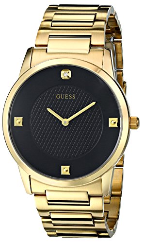 GUESS Men's Stainless Steel Diamond Dial Bracelet...