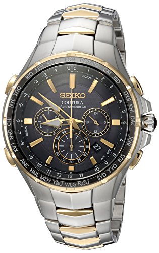 Seiko Men's 'COUTURA' Quartz Stainless Steel Casu...