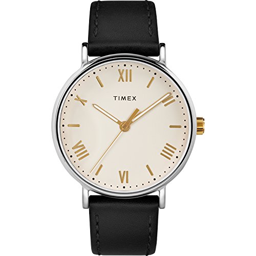 Timex Men's TW2R82400 Southview 41 Black/Cream Le...