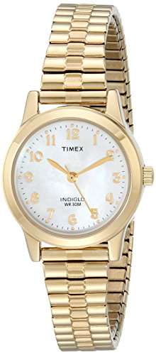 Timex Women's T2M827 Essex Avenue Gold-Tone Stain...