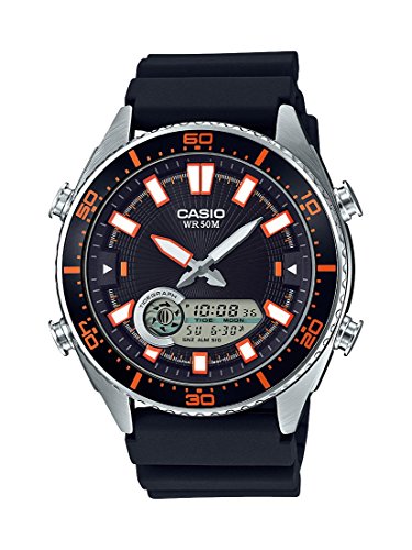 Casio Men's 'Ana-Digi' Quartz Metal and Resin Cas...