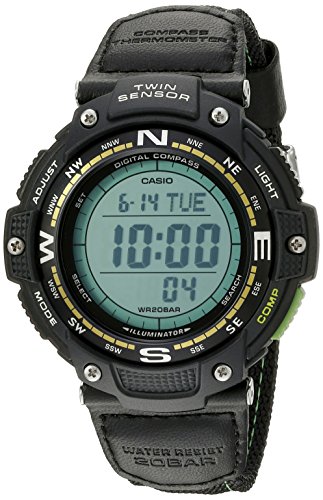 Casio Men's SGW-100B-3A2CF Twin Sensor Digital Di...