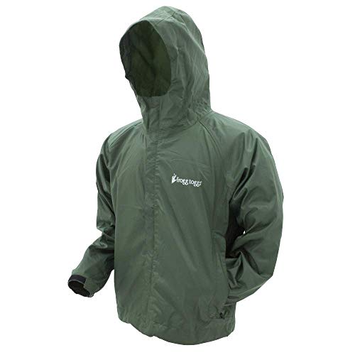 Frogg Toggs Stormwatch Jacket, Green, Size Large