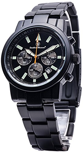 Smith & Wesson Men's Pilot Watch with 3ATM/Round ...