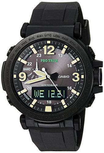 Casio Men's Pro Trek Quartz Watch with Silicone S...