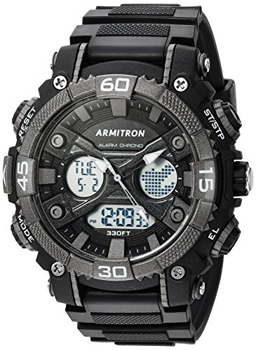 Armitron Sport Men's 20/5108BLK Analog-Digital Ch...