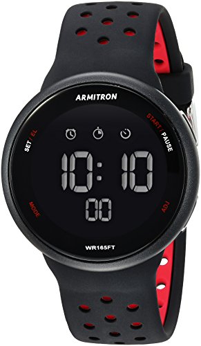 Armitron Sport Unisex 40/8423BRD Red Accented Dig...