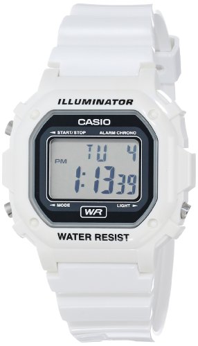 Casio Unisex F-108WHC-7ACF Classic White Resin Ba...