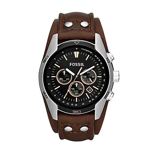 Fossil Men's Coachman Quartz Stainless Steel and ...