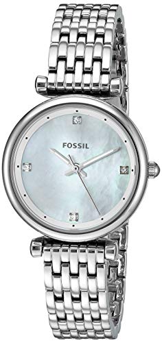 Fossil Women's Mini Carlie Stainless Steel Quartz...