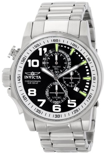 Invicta Men's 14955 I-Force Silver-Tone Stainless...