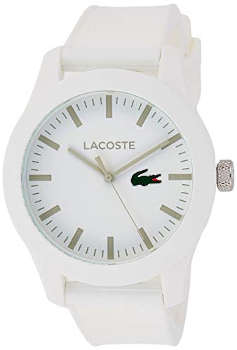 Lacoste Men's 2010762 Lacoste.12.12 White Watch w...