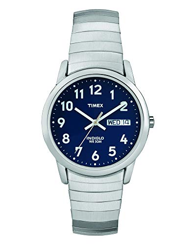 Timex Men's T20031 Easy Reader 35mm Silver-Tone S...
