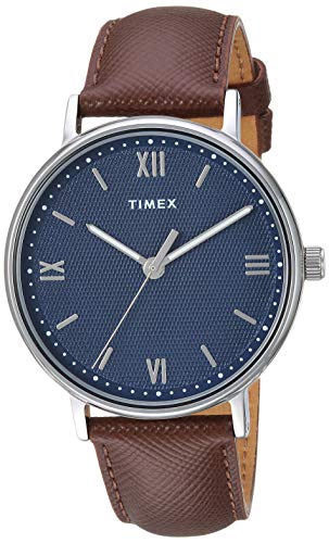 Timex Men's TW2T34800 Southview 41mm Brown/Silver...
