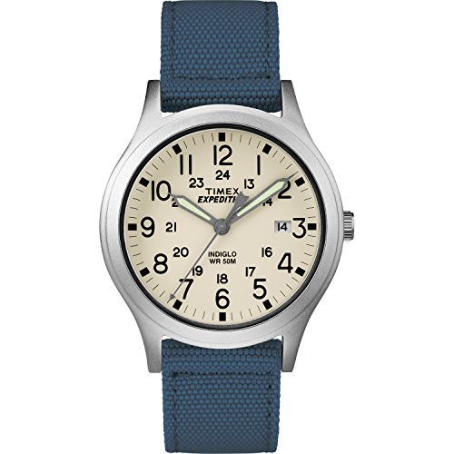 Timex Unisex TW4B13800 Expedition Scout 36mm Blue...
