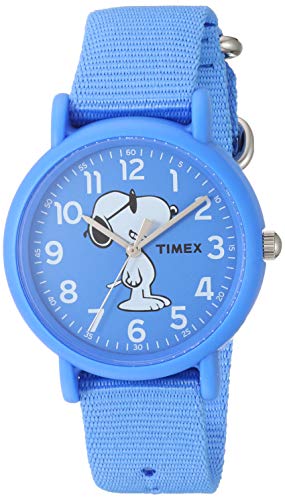 Timex Weekender 34mm Peanuts Analog Quartz Nylon ...