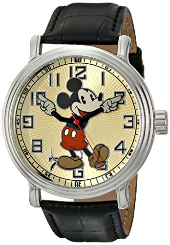 Disney Men's 56109 "Vintage Mickey Mouse" Watch w...