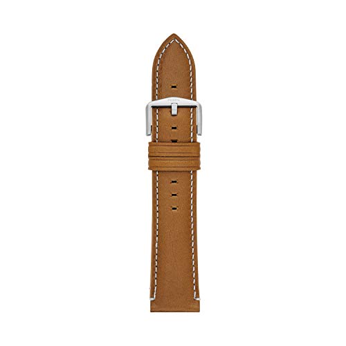 Fossil 22mm Leather Watch Band Color: Light Brown...