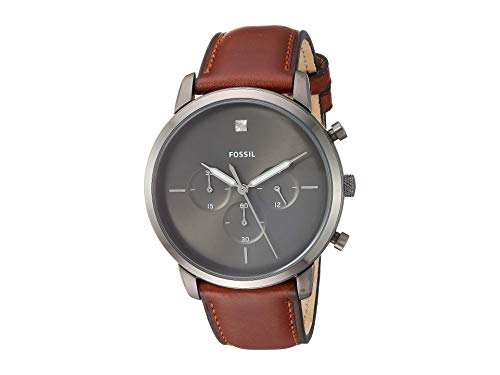 Fossil Men's Neutra Stainless Steel and Leather C...