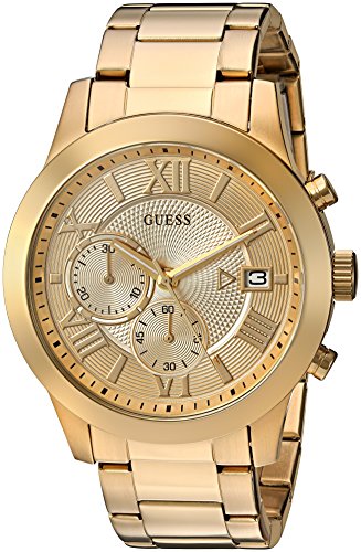GUESS  Gold-Tone Stainless Steel Chronograph Brac...
