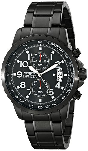 Invicta Men's 13787 Specialty Black Ion-Plated St...