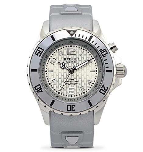 KYBOE! Power Stainless Steel Quartz Watch with Si...