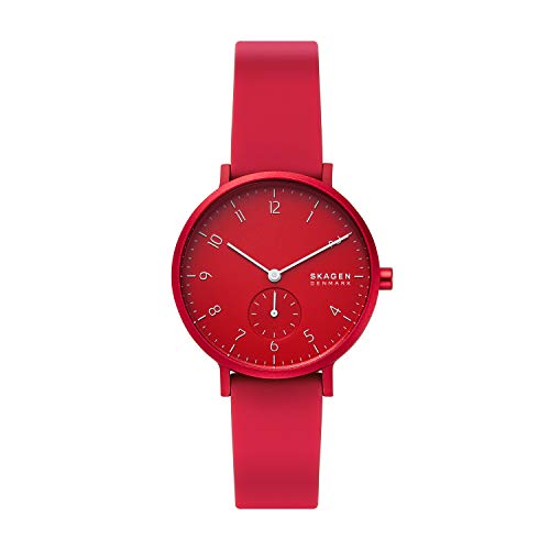 Skagen Men's Aaren Kulor Quartz Silicone Watch Co...